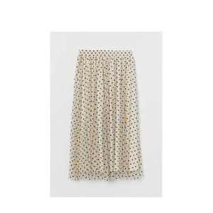 H&M Flock Print Tulle Skirt